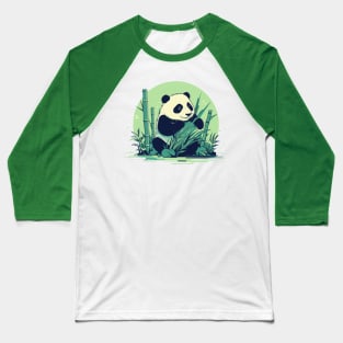 Bamboo Panda Baseball T-Shirt